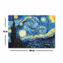 Wallity Lienzo Decorativo La noche estrellada de Vincent van Gogh 70 x 100 cm
